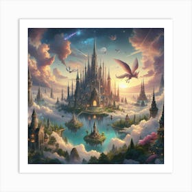 Fantasy Castle Art Print