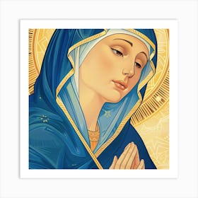 Virgin Mary 2 Art Print