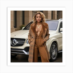 Mercedes Benz Gls Art Print