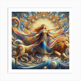 Lioness Art Print