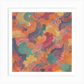 Abstract Swirls 13 Art Print