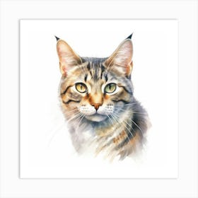 Raas Cat Portrait 2 Art Print