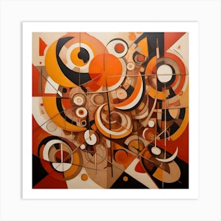 Pieces, Abstract Art Print