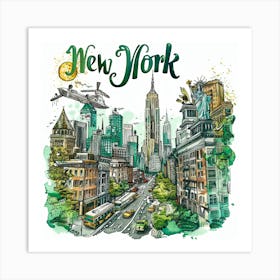 New York City 20 Art Print