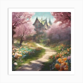 Cherry Blossoms Art Print