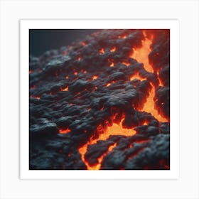 Lava Flow 31 Art Print