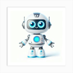 Cute Robot 3 Art Print