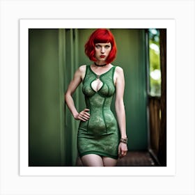 Red Hair Tess Synthesis - Three Art Print