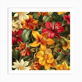 Hibiscus Art 8 Art Print