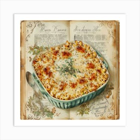 Macaroni And Cheese Art Print