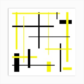 Abstract Geometric Pattern 3 Art Print