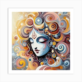 Lord Krishna 20 Art Print