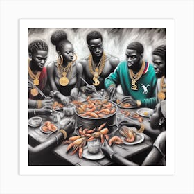 'The Feast' Art Print