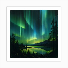 Aurora Borealis 5 Art Print