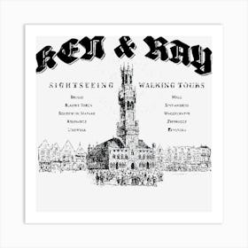 Ken & Ray Sightseeing Art Print