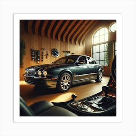 Jaguar Xkr Art Print