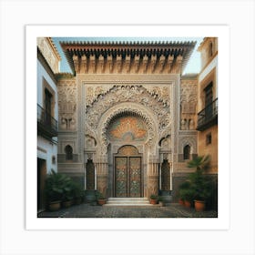 Doorway Of A Mosque40 Art Print