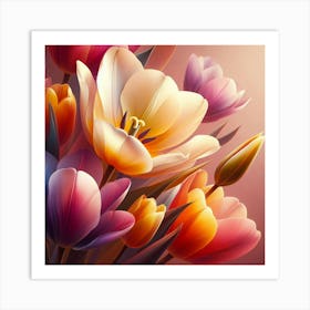 Tulips 1 Art Print