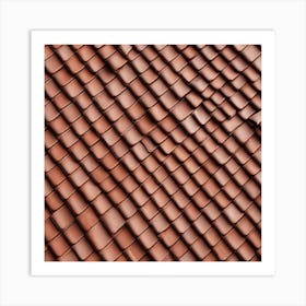 Tile Roof Background 1 Art Print