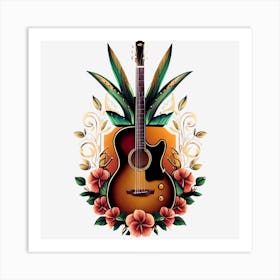 Acoustic Guitar Art Print