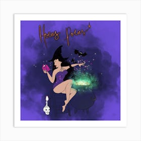 Hocus-pocus babe Art Print