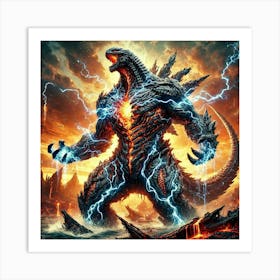 Super Kaiju Regeneration Art Print