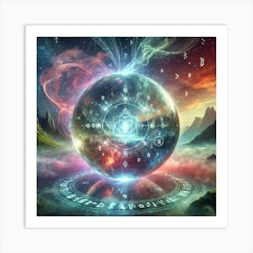 Shamanic Sphere 1 Art Print