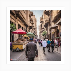 Firefly An Exclusive Photo Of Cairo S Crowded Streets 97354 Art Print