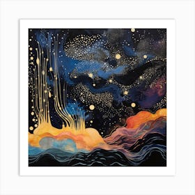 Night In The Sky Art Print