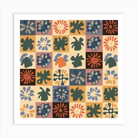 Flower Pattern Art Print