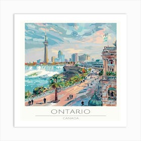 Ontario Skyline Art Print