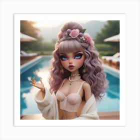 Sarah Doll 2 Art Print