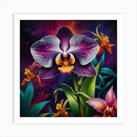 Orchids Art Print