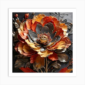 Flower Painting Art Print