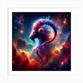 Capricorn Nebula #4 Art Print