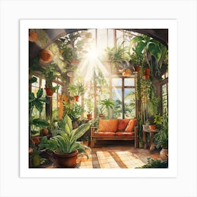 House In The Sun Art Print