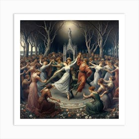 Dance Of The Woods Art Print