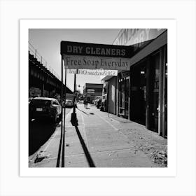 Dry Cleaners In The Bronx Art Print