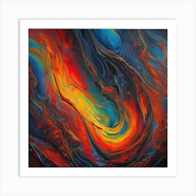 Abstract Painting 3 Art Print