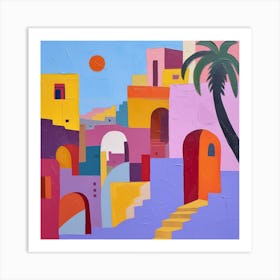 Abstract Travel Collection Cairo Egypt 4 Art Print