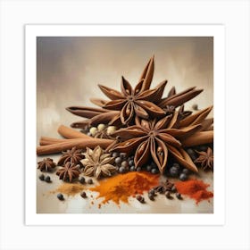 Spices And Herbs 1 Art Print