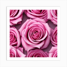 Pink Roses 8 Art Print