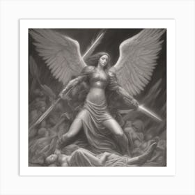 Angel Of Daughter of Yah Art Print