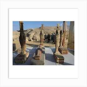 Egyptian Sarcophagi 1 Art Print