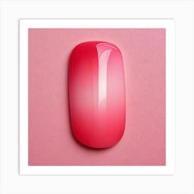 Pink Nail Polish Art Print