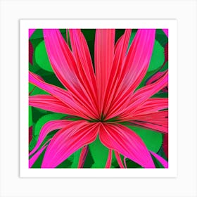 Abstract Flower Art Print