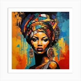 African Woman 48 Art Print