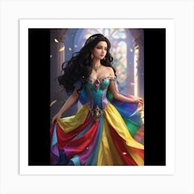 The Charming Beautiful Crystalya Art Print