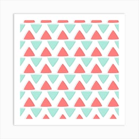 Triangles Pattern Poster