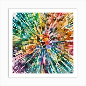 Burst Art Print